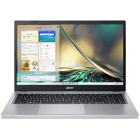  Acer Aspire 3 A315-510P-38X0 Dizüstü Bilgisayar, 15.6” FHD, Intel i3-N305, 8 GB DDR5 RAM, 256 GB SSD, FreeDOS, Gümüş