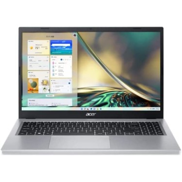  Acer Aspire 3 A315-510P-38X0 Dizüstü Bilgisayar, 15.6” FHD, Intel i3-N305, 8 GB DDR5 RAM, 256 GB SSD, FreeDOS, Gümüş