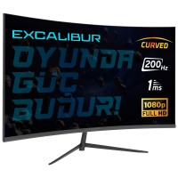 Casper Excalibur M.E238FHD-G 23.8" 200Hz 1ms 300NIT (HDMI+Display) Curved Freesync + G-Sync FHD LED Monitör