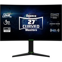 Monster Aryond A27 V1.2 27" 240HZ Full HD Curved Hoparlörlü Oyuncu Monitörü