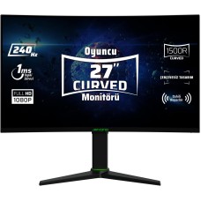 Monster Aryond A27 V1.2 27" 240HZ Full HD Curved Hoparlörlü Oyuncu Monitörü